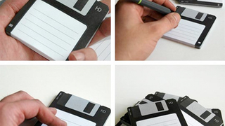 Floppy Disk Post-It Notes Make You Remember Not Just Disks, But Pens Too